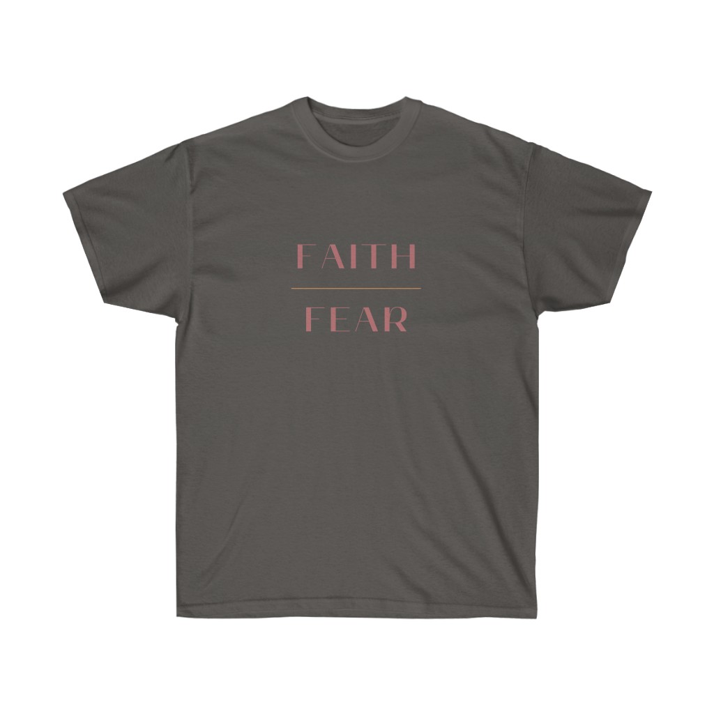 Faith Over Fear Unisex Ultra Cotton Tee - Image 2