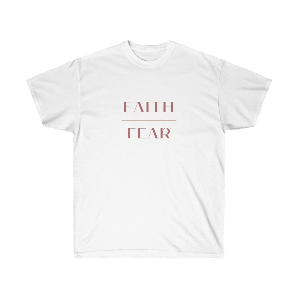 Faith Over Fear Unisex Ultra Cotton Tee