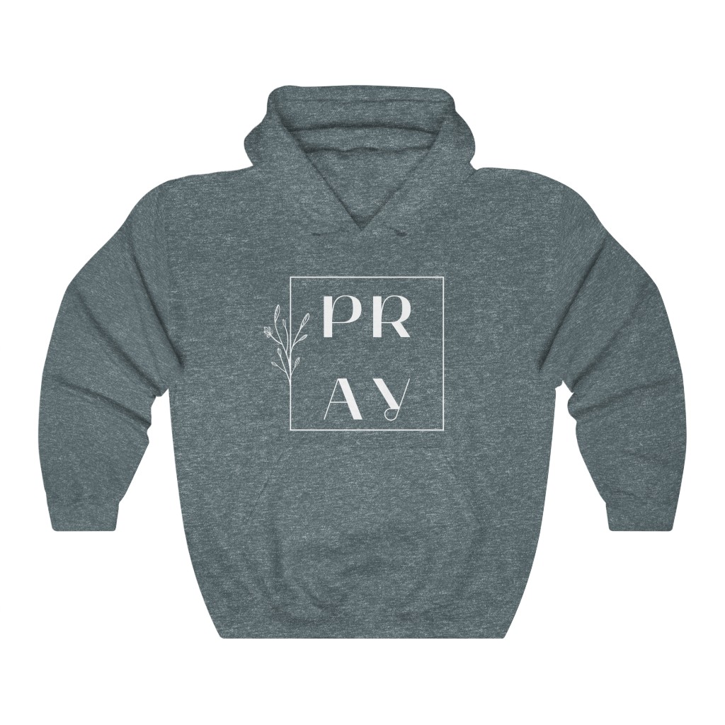 Pray Unisex Heavy Blend™ Hooded Sweatshirt - Image 3