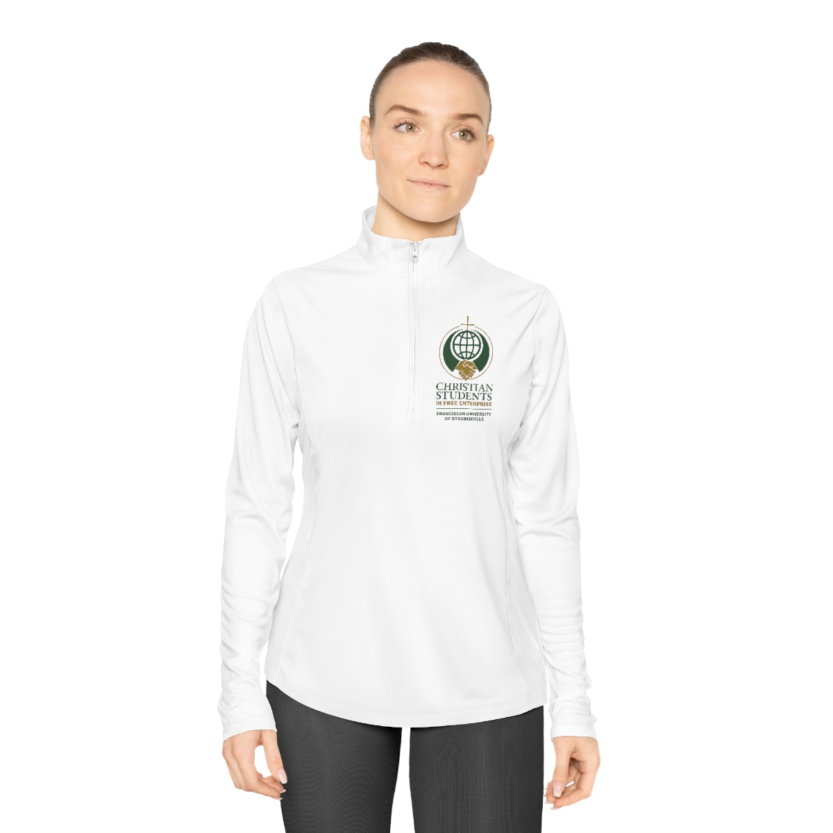 Ladies Quarter-Zip Pullover - Image 2